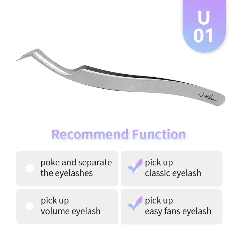 NATUHANA  Eyelash Extensions Tweezers