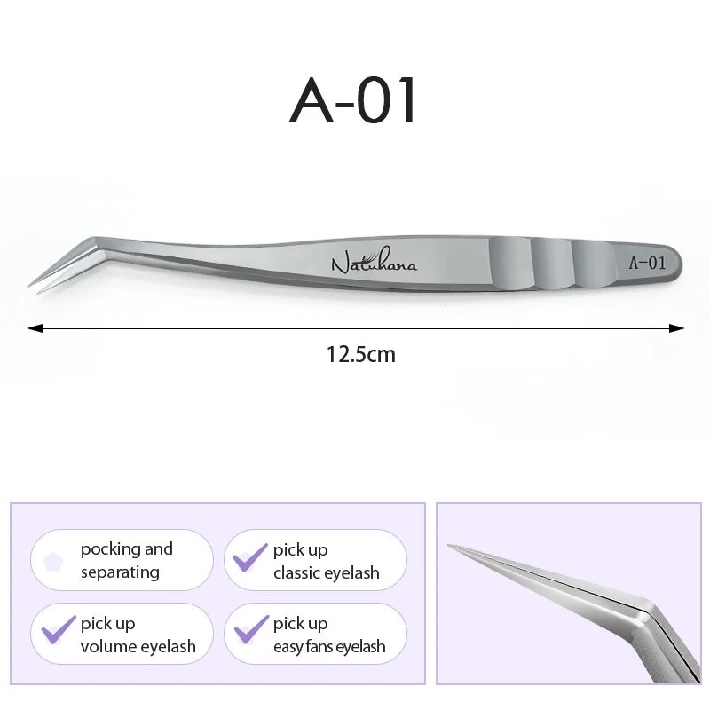 NATUHANA  Eyelash Extensions Tweezers