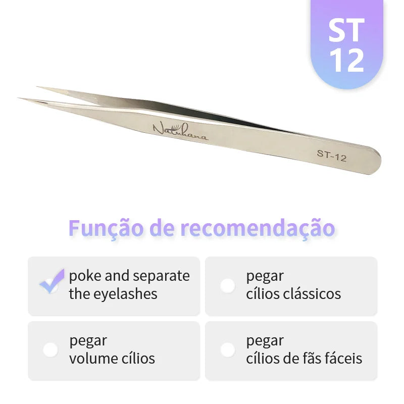 NATUHANA  Eyelash Extensions Tweezers