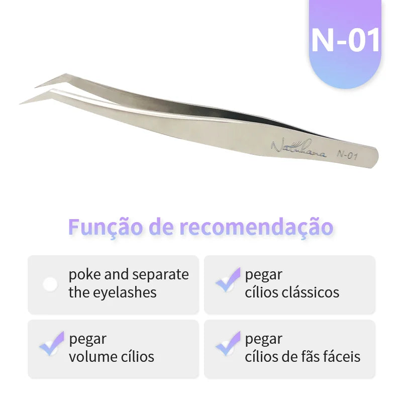 NATUHANA  Eyelash Extensions Tweezers