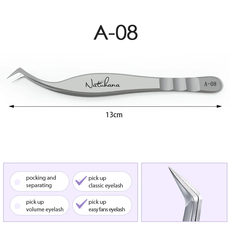 NATUHANA  Eyelash Extensions Tweezers