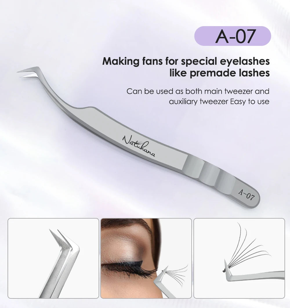 NATUHANA  Eyelash Extensions Tweezers