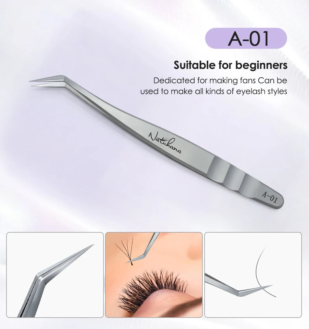 NATUHANA  Eyelash Extensions Tweezers