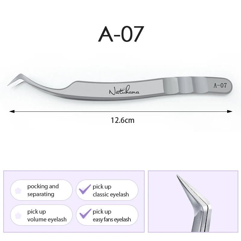 NATUHANA  Eyelash Extensions Tweezers