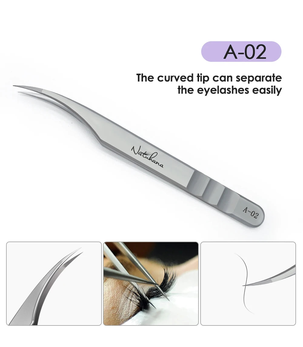 NATUHANA  Eyelash Extensions Tweezers