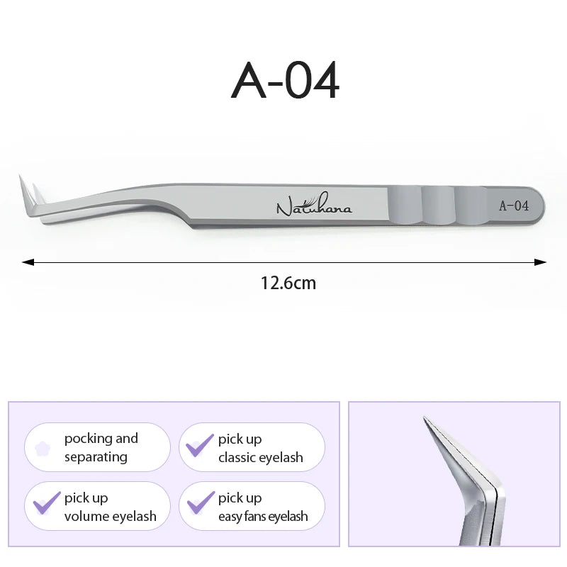 NATUHANA  Eyelash Extensions Tweezers