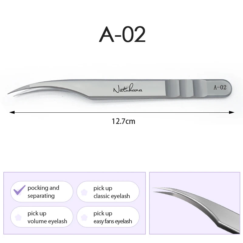 NATUHANA  Eyelash Extensions Tweezers